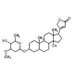 CAS#: 31087-88-4, 3-[(2,6-Dideoxy-3-O-Methylhexopyranosyl)Oxy]-14-Hydroxycard-20(22)-Enolide