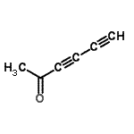 CAS 登录号：31097-80-0， 3,5-己二炔-2-酮