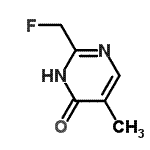 CAS 登录号：3110-40-5， 2-(氟甲基)-5-甲基-3H-嘧啶-4-酮