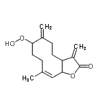 CAS#: 31105-79-0, (10Z)-7-Hydroperoxy-10-Methyl-3,6-Bis(Methylene)-3A,4,5,6,7,8,9,11A-Octahydrocyclodeca[b]Furan-2(3H)-One