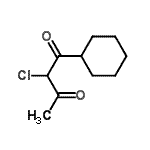 CAS 登录号：31151-34-5， 2-氯-1-环己基-1,3-丁烷二酮