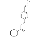 CAS#: 31189-00-1, 2-{4-[(E)-(Hydroxyimino)Methyl]Phenoxy}-1-(1-Piperidinyl)Ethanone