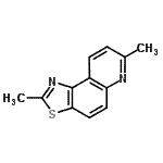 CAS#: 3119-48-0, 2,7-Dimethyl[1,3]Thiazolo[4,5-f]Quinoline