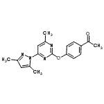 CAS#: 312308-96-6, 1-(4-{[4-(3,5-Dimethyl-1H-Pyrazol-1-Yl)-6-Methyl-2-Pyrimidinyl]Oxy}Phenyl)Ethanone