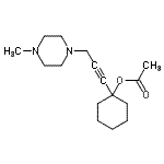 CAS#: 312519-76-9, 1-[3-(4-Methyl-1-Piperazinyl)-1-Propyn-1-Yl]Cyclohexyl Acetate