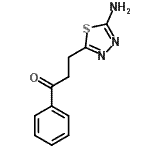 CAS#: 312525-85-2, 3-(5-Amino-1,3,4-Thiadiazol-2-Yl)-1-Phenyl-1-Propanone