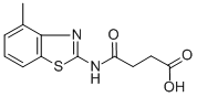 CAS#: 312594-50-6, 4-[(4-Methyl-2-Benzothiazolyl)Amino]-4-Oxo-Butanoic Acid