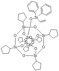CAS#: 312693-49-5, (Diphenylvinylsilyloxy)heptacyclopentylpentacyclooctasiloxane