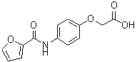 CAS 登录号：312748-79-1， [4-(2-呋喃并基氨基)苯氧基]乙酸