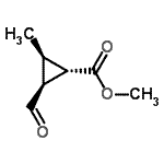 CAS 登录号：312910-89-7， 甲基(1S,2S,3R)-2-甲酰基-3-甲基环丙烷羧酸酯