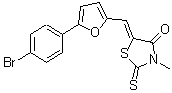 CAS#: 312926-36-6, (5Z)-5-{[5-(4-Bromophenyl)-2-Furyl]Methylene}-3-Methyl-2-Thioxo-1,3-Thiazolidin-4-One