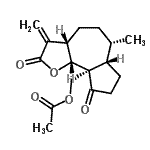 CAS#: 31299-06-6, [(3aS,6S,6aS,9aS,9bR)-6-Methyl-3-Methylene-2,9-Dioxodecahydroazuleno[4,5-b]Furan-9A(4H)-Yl]Methyl Acetate