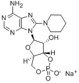 CAS 登录号：31357-06-9， 鸟苷-3',5'-环单硫代磷酸酯 Rp-异构体钠盐