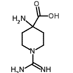 CAS 登录号：31364-50-8， 4-氨基-1-甲脒基-4-哌啶羧酸
