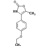 CAS 登录号：313684-12-7， 4-(4-乙氧基苯基)-5-甲基-1,3-恶唑-2(3H)-酮