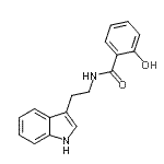 CAS 登录号：31384-98-2， 2-羟基-N-[2-(1H-吲哚-3-基)乙基]苯甲酰胺