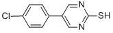 CAS#: 31408-24-9, 5-(4-Chlorophenyl)-2-Pyrimidinethiol