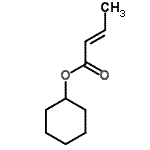 CAS 登录号：31416-78-1， 环己基(2E)-2-丁烯酸酯
