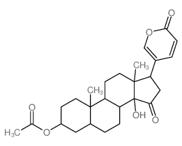 CAS#: 31444-12-9, [14-Hydroxy-10,13-Dimethyl-15-Oxo-17-(6-Oxopyran-3-Yl)-2,3,4,5,6,7,8,9,11,12,16,17-Dodecahydro-1H-Cyclopenta[a]Phenanthren-3-Yl] Acetate