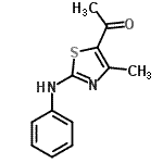 CAS#: 31609-42-4, 1-(2-Anilino-4-Methyl-1,3-Thiazol-5-Yl)Ethanone