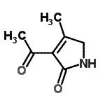 CAS 登录号：31615-76-6， 3-乙酰基-4-甲基-1,5-二氢-2H-吡咯-2-酮