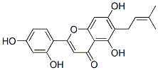 CAS 登录号：3162-09-2， 2-(2,4-二羟基苯基)-5,7-二羟基-6-(3-甲基丁-2-烯基)苯并吡喃-4-酮