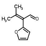 CAS 登录号：31681-28-4， 2-(2-呋喃基)-3-甲基-2-丁烯醛