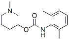 CAS 登录号：31755-14-3， (1-甲基哌啶-3-基)N-(2,6-二甲基苯基)氨基甲酸酯