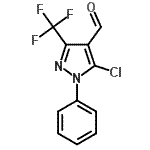 CAS#: 318288-78-7, 5-Chloro-1-Phenyl-3-(Trifluoromethyl)-1H-Pyrazole-4-Carbaldehyde
