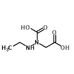 CAS 登录号：318506-32-0， 1-(羧甲基)-2-乙基肼羧酸