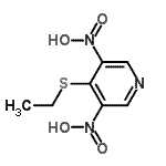 CAS#: 31872-77-2, 4-(Ethylsulfanyl)-3,5-Dinitropyridine