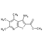 CAS#: 319491-25-3, Methyl 3-Amino-4,5,6-Trimethylthieno[2,3-b]Pyridine-2-Carboxylate