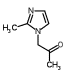 CAS 登录号：31964-03-1， 1-(2-甲基-1H-咪唑-1-基)丙酮