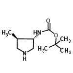 CAS#: 319906-53-1, 2-Methyl-2-Propanyl [(3S,4R)-4-Methyl-3-Pyrrolidinyl]Carbamate