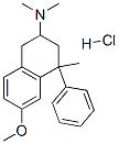 CAS#: 32038-43-0, 6-Methoxy-N,N,4-Trimethyl-4-Phenyl-2,3-Dihydro-1H-Naphthalen-2-Amine Hydrochloride