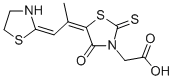 CAS#: 32046-64-3, 2-[(5Z)-4-Oxo-2-Sulfanylidene-5-[(1E)-1-(1,3-Thiazolidin-2-Ylidene)Propan-2-Ylidene]-1,3-Thiazolidin-3-Yl]Acetic Acid