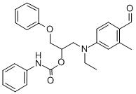 CAS#: 32089-69-3, [1-[Ethyl-(4-Formyl-3-Methylphenyl)Amino]-3-(Phenoxy)Propan-2-Yl] N-Phenylcarbamate