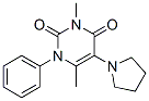 CAS#: 32150-61-1, 3,6-Dimethyl-1-Phenyl-5-Pyrrolidin-1-Ylpyrimidine-2,4-Dione