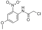 CAS 登录号：3223-77-6， 2-氯-N-(4-甲氧基-2-硝基-苯基)-乙酰胺