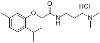 CAS#: 32305-18-3, N-(3-(Dimethylamino)Propyl)-2-(Thymyloxy)-Acetamide Monohydrochloride