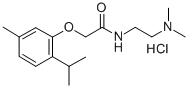 CAS 登录号：32305-20-7， N-(2-二甲基氨基乙基)-2-(5-甲基-2-丙-2-基苯氧基)乙酰胺盐酸盐