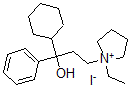 CAS 登录号：32381-63-8， 1-环己基-3-(1-乙基吡咯烷-1-鎓-1-基)-1-苯基丙烷-1-醇碘化物