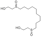 CAS 登录号：32386-28-0， 2-[10-(2-羟基乙基亚磺酰)癸基亚磺酰]乙醇