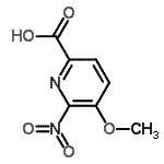 CAS 登录号：324028-85-5， 5-甲氧基-6-硝基-2-吡啶羧酸