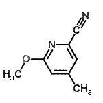 CAS#: 324028-97-9, 6-Methoxy-4-Methyl-2-Pyridinecarbonitrile