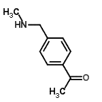 CAS 登录号：32411-19-1， 1-[4-(甲基氨基甲基)苯基]乙酮