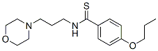 CAS 登录号：32416-20-9， N-(3-吗啉-4-基丙基)-4-丙氧基苯硫代甲酰胺