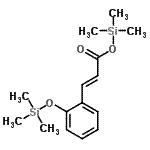 CAS 登录号：32426-62-3， 三甲基硅烷基(2E)-3-{2-[(三甲基硅烷基)氧基]苯基}丙烯酸酯