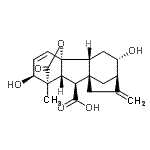 CAS#: 32450-00-3, (1R,2R,4S,5R,8R,9S,10R,11S,12S)-4,12-Dihydroxy-11-Methyl-6-Methylene-16-Oxo-15-Oxapentacyclo[9.3.2.1<Sup>5,8</Sup>.0<Sup>1,10</Sup>.0<Sup>2,8</Sup>]Heptadec-13-Ene-9-Carboxylic Acid