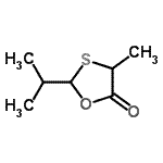 CAS 登录号：324519-02-0， 2-异丙基-4-甲基-1,3-氧硫杂环戊烷-5-酮